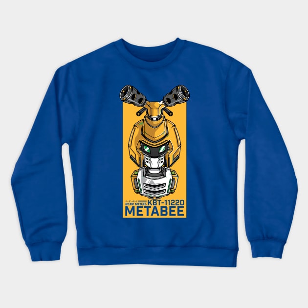 Mecha Metabee Crewneck Sweatshirt by badsyxn